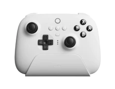 Gamepad 8BitDo Ultimate Blanco Bluetooth/2.4G + Adaptador y Base de Carga - Mando Nintendo Switch/Smartphone/PC