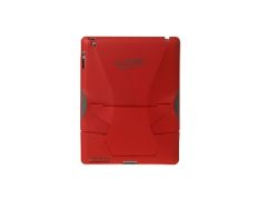 Carcasa rígida con soporte para iPad 2 K.Case Roja
