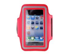 Brazalete deportivo de cuero para iPhone 4G/4S Rojo