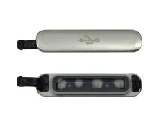 Repuesto tapa USB Samsung Galaxy S5 G900 Silver