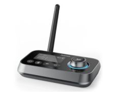 ADAPTADOR BLUETOOTH HAMA LINK.IT DUO TRANSMISOR RECEPTOR USB-C JACK 3.5mm 1m LCD CONTROLES