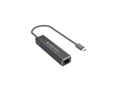 Adaptador USB-C a Gigabit Ethernet RJ45 Conceptronic con Hub USB 3.2