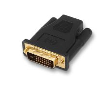 ADAPTADOR DVI A HDMI 24+1/M-HDMI A/H NEGRO NANOCABLE - DVI Macho - HDMI Hembra