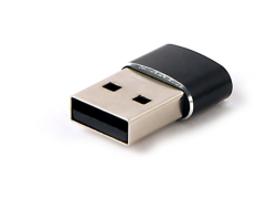 Adaptador; Cablexpert; USB 2.0; Color del conector: negro