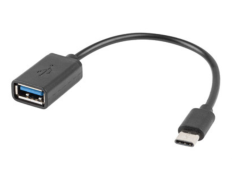 ADAPTADOR LANBERG OTG USB-C(M) A USB-A 2.0 (H) 15 CM NEGRO
