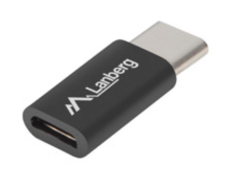 Lanberg - AD-UC-UM-02 cable gender changer USB 2.0 Type C Micro-USB 2.0 Type B Negro