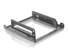 Adaptador Metálico 3.5'' para 2 Discos Duros 2.5'' Negro - Nanocable