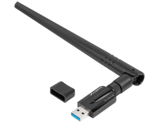 ADAPTADOR USB TARJETA DE RED INALÁMBRICA NC-1200-WIE AC1200 DOBLE BANDA 1X INTERNA + 1X ANT EXTERNA