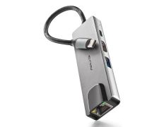 ADAPTADOR USB-C 4 EN 1 HDMI, USB, RJ45 Y USB 3.0 NGS WONDERDOCKSUPRA
