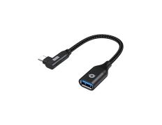 ADAPTADOR USB-C CONCEPTRON Angulo 90º 1xUSB-A 3.2 10 Gbps Hembra OTG