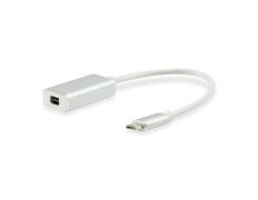 ADAPTADOR USB-C Equip 133459 USB C - VIDEO RED USB 1xMini DisplayPort Hembra Caja Aluminio