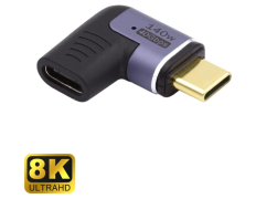 EWENT Adaptador Magnético USB-C 90ºUSB4 PD 140w