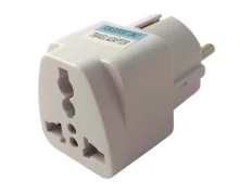 Adaptador de Viaje - Pines UK a Europeo Marca OEM
