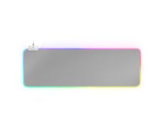 ALFOMBRILLA MARS GAMING SILVER RGB ILUMINACION XXL 800x300mm CONTOUR