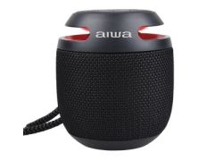 ALTAVOZ PORTÁTIL BLUETOOTH AIWA BST-100BK 5W RMS NEGRO CON MICROFONO IP66 Y BATERÍA 8h