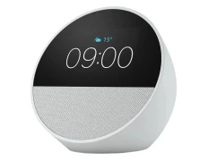 Altavoz inteligente Amazon Echo Spot Blanco (2024) - Diseño moderno y compacto