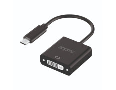 Adaptador USB Type-C a DVI Approx - Conectividad para Video