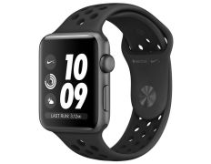 Apple Watch Nike Series 3 38mm GPS Gris Espacial con correa deportiva Negra MTF12QL/A