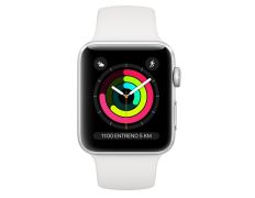 Apple Watch Series 3 38mm GPS Aluminio/Plata con correa deportiva blanca MTEY2QL/A