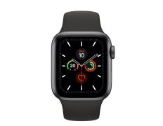 Apple Watch Series 5 44mm GPS Aluminio Gris Espacial con correa Negra Sport MWVF2TY/A