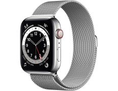 Apple Watch Series 6 GPS+Cell 44mm Acero Inoxidable Milanese Loop Plata