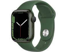 Apple Watch Series 7 GPS 41 mm Caja Aluminio en Verde/Correa deportiva Verde Trebol