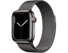 Apple Watch Series 7 GPS/Cellular 41 mm Caja de Acero Grafito/Correa Milanesa en Grafito