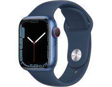 Apple Watch Series 7 GPS/Cellular 41 mm Caja de Aluminio en Azul/ Correa deportiva Azul Abismo