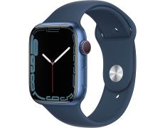Apple Watch Series 7 GPS/Cellular 45 mm Caja de Aluminio en Azul/Correa deportiva Azul Abismo
