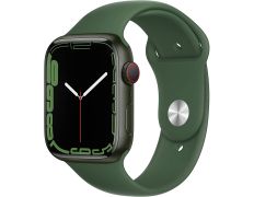Apple Watch Series 7 GPS/Cellular 45 mm Caja de Aluminio en Verde/Correa deportiva Verde Trebol