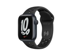 Apple Watch Series 7 Nike GPS 45 mm/Caja de Aluminio en Negro Medianoche/Correa Deportiva Nike