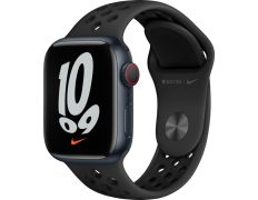 Apple Watch Series 7 Nike GPS/Cellular 41 mm Caja de Aluminio en Negro Medianoche/Correa Nike
