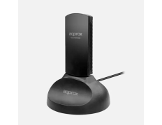 Adaptador USB WIFI 6E APPROX 5400 Mbps con Antena 5Dbi en 6 GHz - Cable Negro