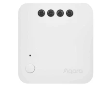Aqara Relé Zigbee 3.0 Blanco - Relé Inteligente Individual sin Neutro, Apple Homekit