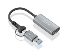 Conversor HDMI Aisens USB Tipo-C 3.1 Macho - HDMI Macho 15cm