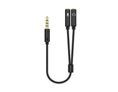 Cable Estéreo Jack 3.5mm Macho a 2x Hembra 25cm - Aisens A128-0416