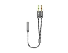 Cable Estéreo Aisens A128-0417 - Conector 3.5mm Hembra a 2 Conectores 3.5mm Macho