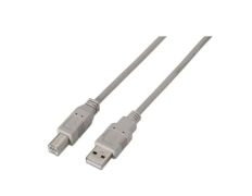 Cable USB 2.0 Impresora Aisens A101-0003/ USB Tipo-B 3m