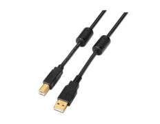 Cable USB 2.0 Aisens A101-0011/ USB Tipo-B Macho - 5m