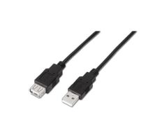 Cable Alargador USB 2.0 Aisens 1m - Alta Velocidad y Potencia