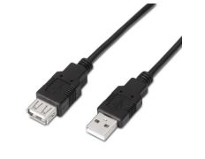 Cable Alargador USB 2.0 Aisens - Macho a Hembra 1.8m | Alta Velocidad