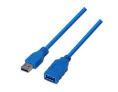 Cable Alargador USB 3.0 Aisens A105-0046/ USB Macho - USB Hembra/ 2m