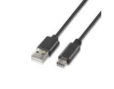 Cable USB Tipo-C Aisens A107-0052/ Alta Velocidad 480Mbps - 2m.