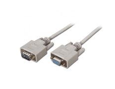 Cable Serie RS232 Aisens - DB9 Macho a DB9 Hembra - 1.6Mbps - 1.8m