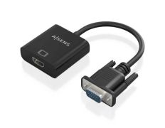 Cable Conversor VGA a HDMI con Jack 3.5 y MicroUSB - 20cm