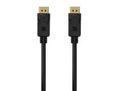 Cable DisplayPort 1.2 4K Aisens A124-0549/ DisplayPort Macho - DisplayPort Macho/ Hasta 5W/ 2300Mbps/ 1.5m