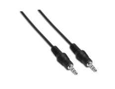 Cable Estéreo Aisens A128-0142 Jack 3.5 Macho - Jack 3.5 Macho/ Hasta 0.1W/ 1.5m