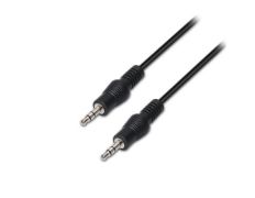 Cable Estéreo Aisens A128-0143 - Jack 3.5 Macho a Jack 3.5 Macho - Hasta 0.1W - 3m