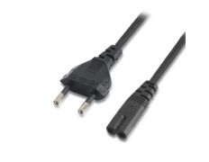Cable de Alimentación Aisens Forma 8 - CEE7/16 Macho a C7 Hembra 1.5m (1500W)
