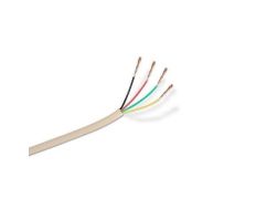 Bobina de Cable de Teléfono Aisens A143-0321 4C/ 100m - Beige